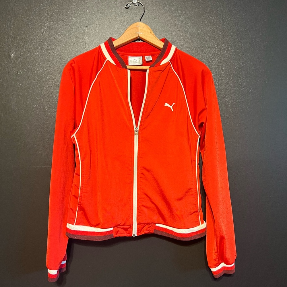Puma Red Jacket with White Accents